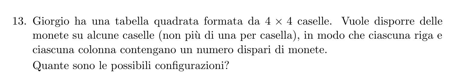 Esercizio dei Giochi di Archimede condiviso nel 2025
